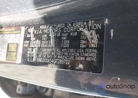 2016 Kia Soul ! z USA, uszkodzony, nr VIN KNDJX3A54G7289722